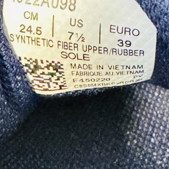 Asics Shoes Womens 7.5 Navy Blue GEL Quantum 180 4 Athletic Running Sneakers - Picture 12 of 13